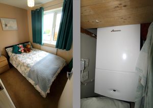 Bedroom and Boiler- click for photo gallery